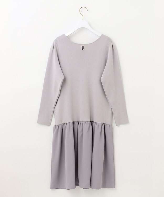 ANY SIS 【美人百花11月号掲載】クラシカルカーデ×ミディワンピ セット ロイヤルラベンダー