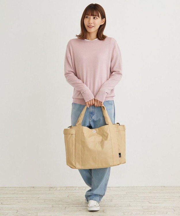 ROOTOTE 3157【ロングセラー商品】SN.ミディアム.ポケッツ-D 04：ベージュ