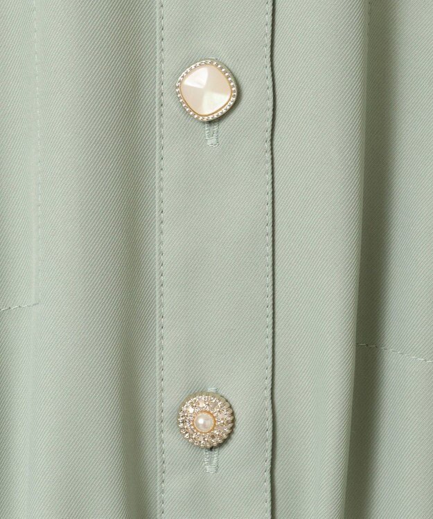 Green Parks ・ＥＬＥＮＣＡＲＥ　ＤＵＥ　イロイロ釦ワンピース Mint