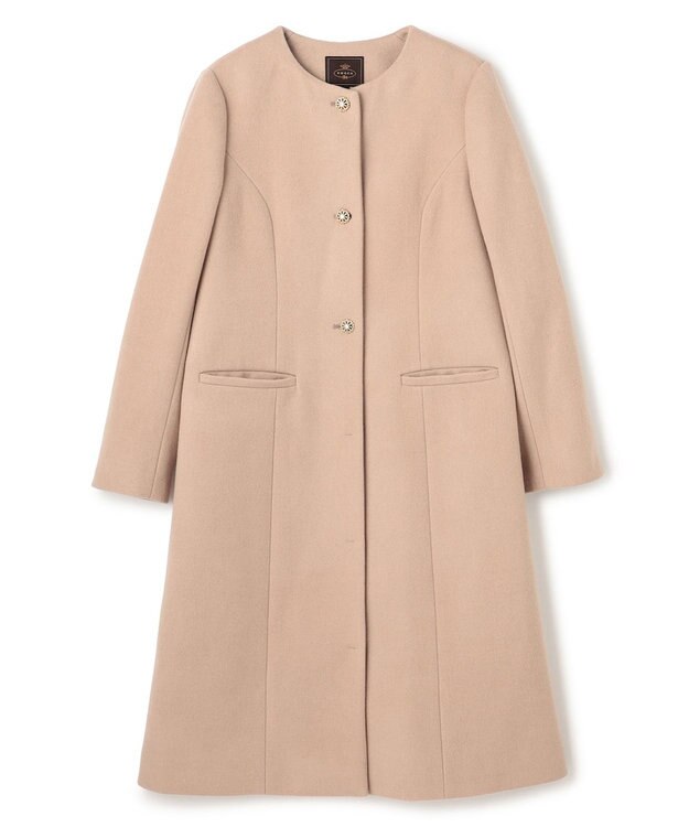 TOCCA 【消臭】FUR BOX ウールコート ブラウン系