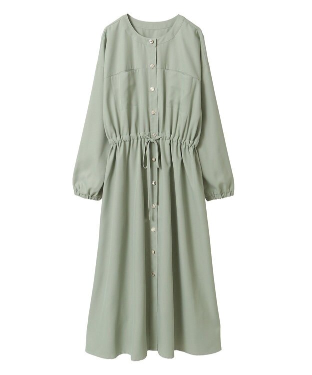 Green Parks ・ＥＬＥＮＣＡＲＥ　ＤＵＥ　イロイロ釦ワンピース Mint