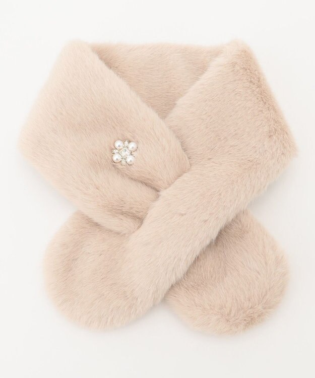 TOCCA BIJOUX MINI FURTIPPET ティペット アイボリー系