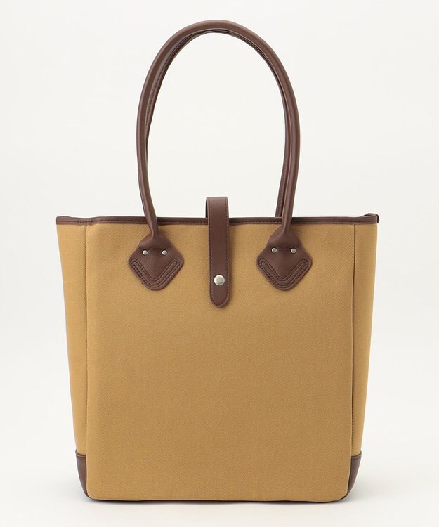 J.PRESS MEN レザーコンビトートバッグ ブラウン系