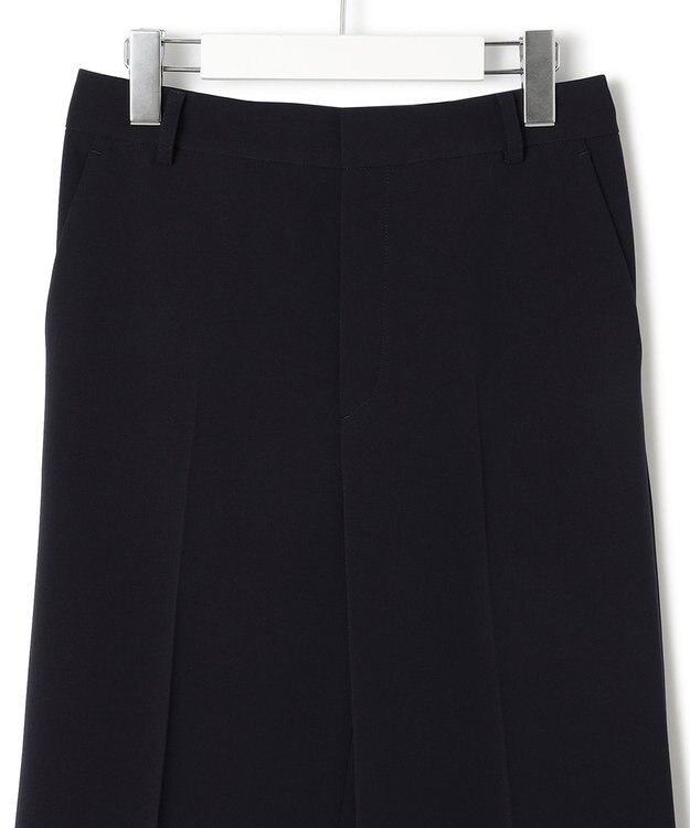 23区 L 【VERY3月号掲載/セットアップ対応】トリアセダブルジョーゼット フルレングス パンツ ネイビー系