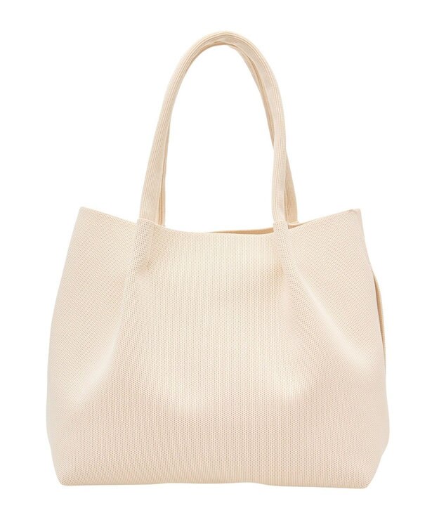 Green Parks ・ＱＵＯＮ　ミディアムニットトート Ivory