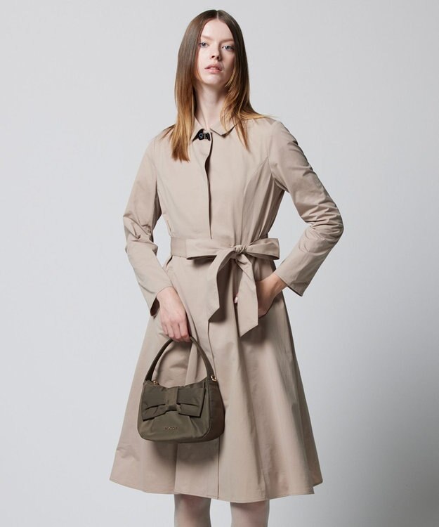 TOCCA 【洗える】TORCH 襟付きコート ベージュ系