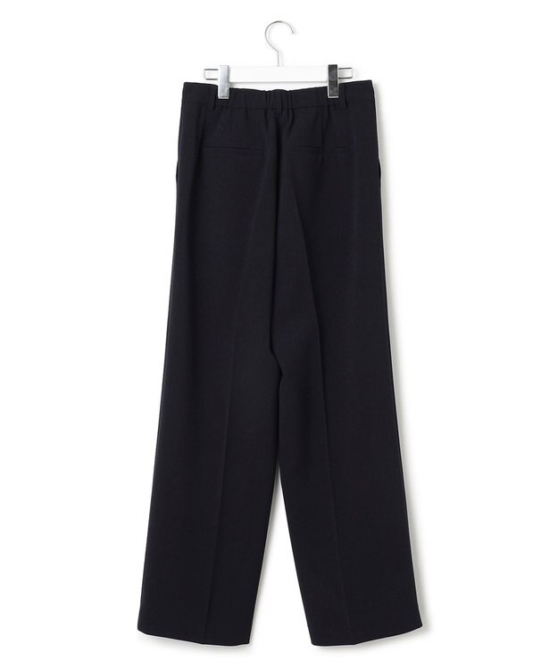 23区 L 【VERY3月号掲載/セットアップ対応】トリアセダブルジョーゼット フルレングス パンツ ネイビー系