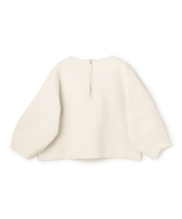 UNFILO BEAUTY FORM KNIT フレアスカート セットアップ グレージュ×ブラック