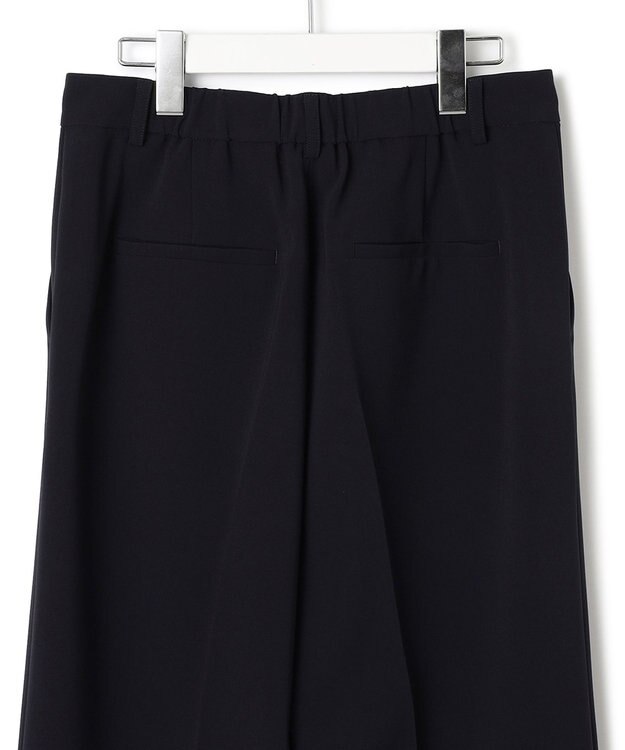 23区 L 【VERY3月号掲載/セットアップ対応】トリアセダブルジョーゼット フルレングス パンツ ネイビー系