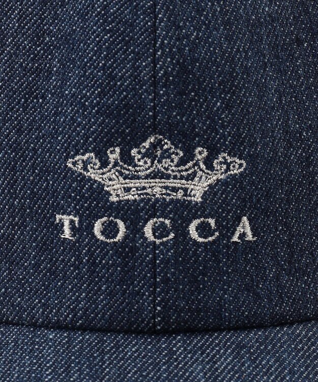 TOCCA 【サイズ調整可・深め】CROWN LOGO CAP キャップ ネイビー系