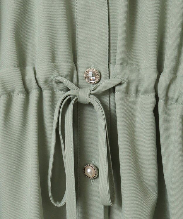 Green Parks ・ＥＬＥＮＣＡＲＥ　ＤＵＥ　イロイロ釦ワンピース Mint