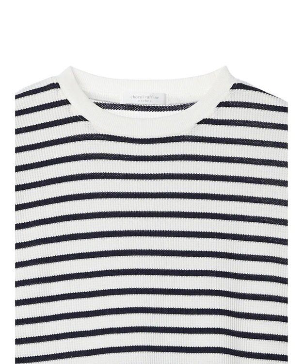 Green Parks ワッフルプルオーバー Border