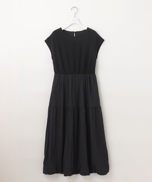 ANY SIS 【WEB・一部店舗限定】イージーコンビバルーン ワンピース ブラック