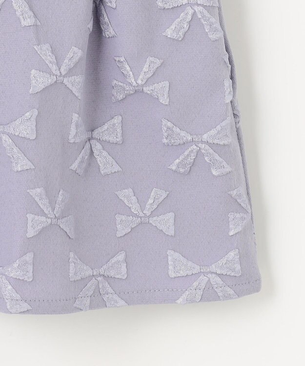 ANY KIDS 総柄リボンドッキングチュニック サックスブルー