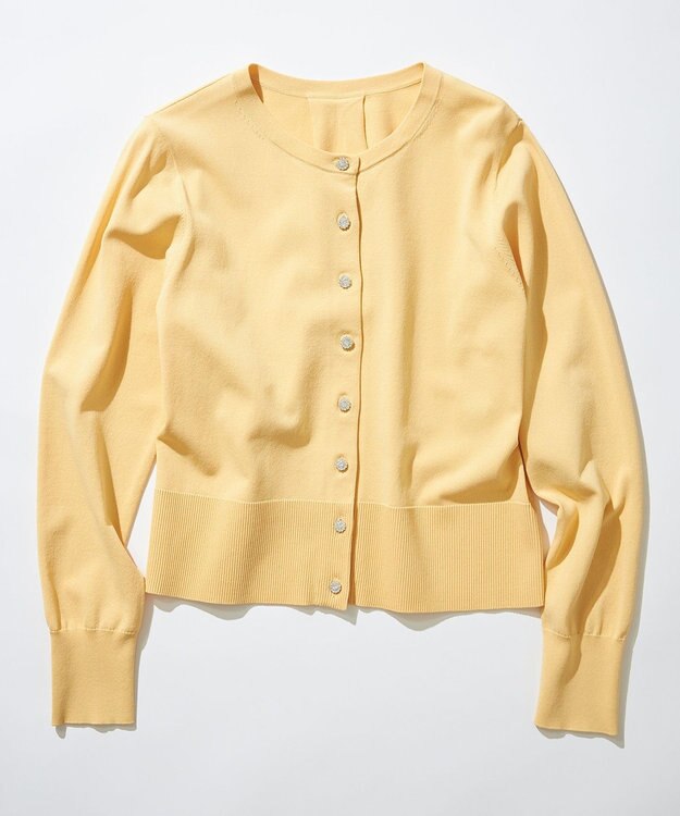 組曲 【UVケア・接触冷感】MINA ニットカーディガン 【WEB限定】クリームイエロー系9