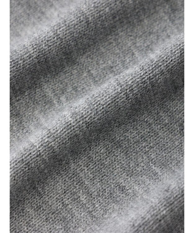 Green Parks もちやわ　ニットチュニック Gray Mixture