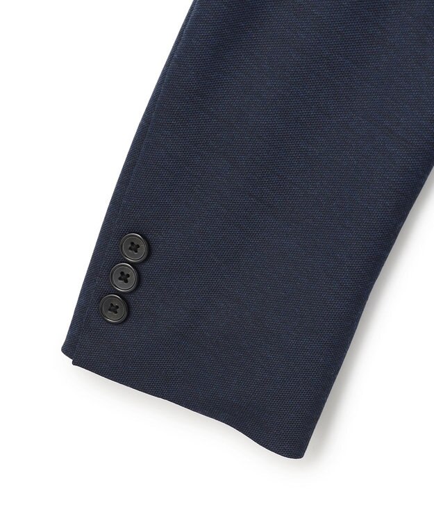J.PRESS MEN 夏に嬉しい6つの高機能【セットアップ対応】【J.PRESS-POOL WOOL】ジャージーセットアップ ジャケット ネイビー系9