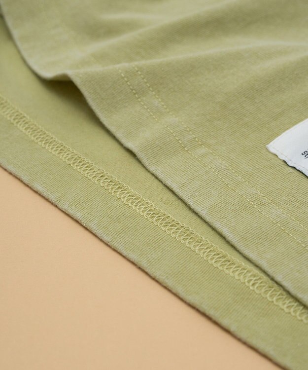 AMERICAN HOLIC DISCUS パウダーブリーチ加工Tシャツ Pistachio