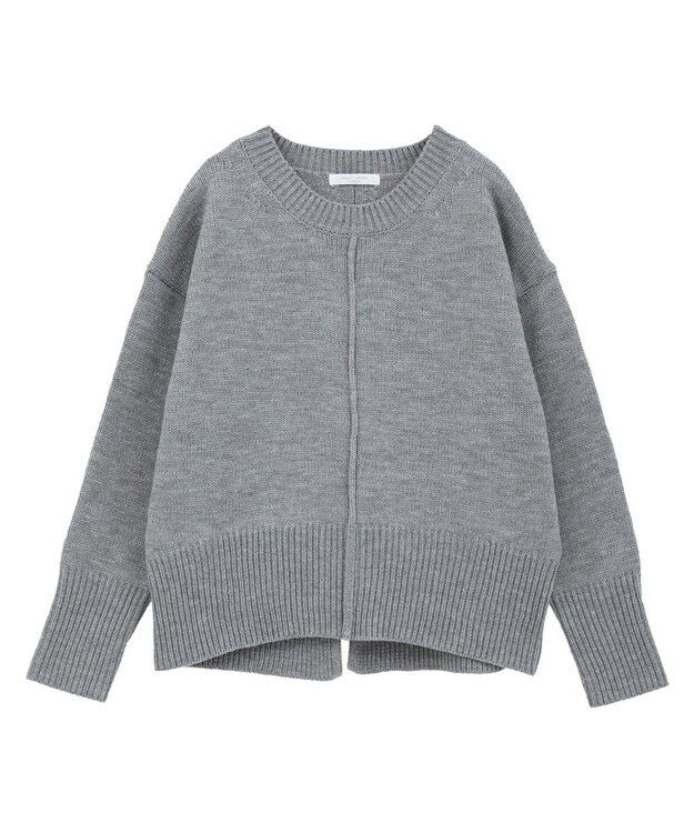 Green Parks こなれ主役ニットプルオーバー Gray