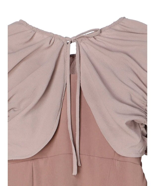 earth music&ecology ＳＥＴ２点ボレロ＋キャミワンピース Dark Pink