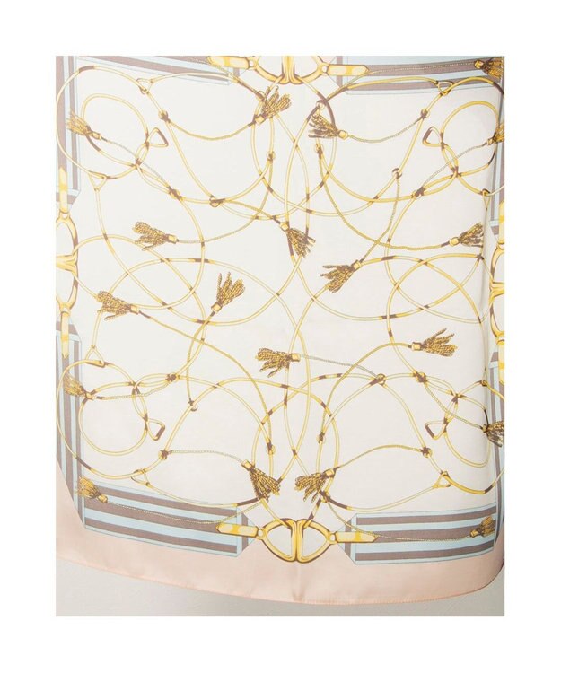 UNBILLION カシュネ cache nez / チェーン柄スカーフ ピンク