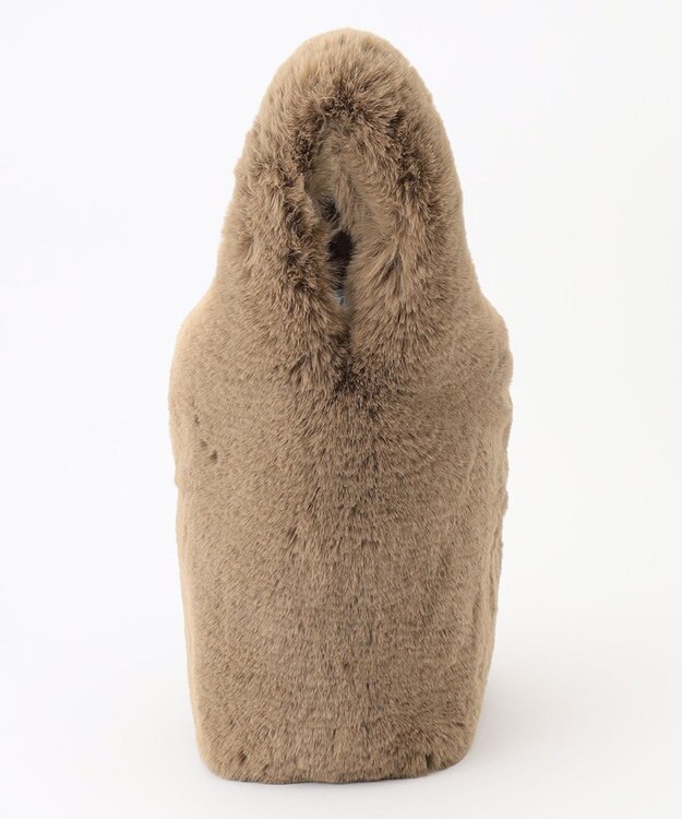 GRACE CONTINENTAL マルシェエコファーバッグ ベージュ