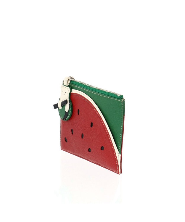 IBIZA フルータス　やぎ革　マルチケース（スイカ） 赤