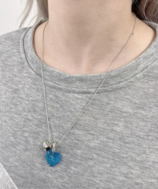 WEGO L2Pクリアハートモチーフネックレス 柄3