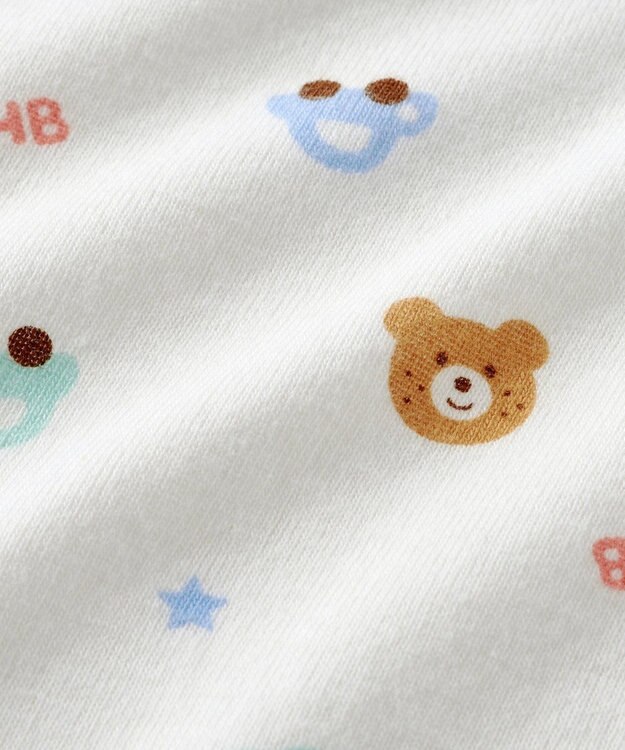 MIKI HOUSE HOT BISCUITS 【60-70cm】 半袖ボディシャツ(前開き) グリーン