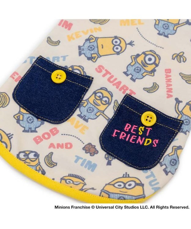 PET PARADISE ミニオン ボブ  フード付き タンクトップ 小型犬 ベージュ