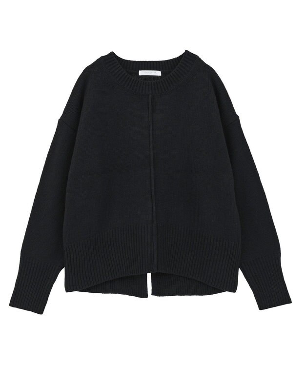 Green Parks こなれ主役ニットプルオーバー Black