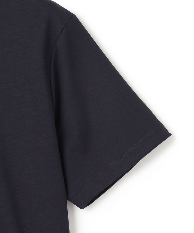 JOSEPH HOMME コンパクトストレッチジャージー　モックネックＴシャツ ネイビー系