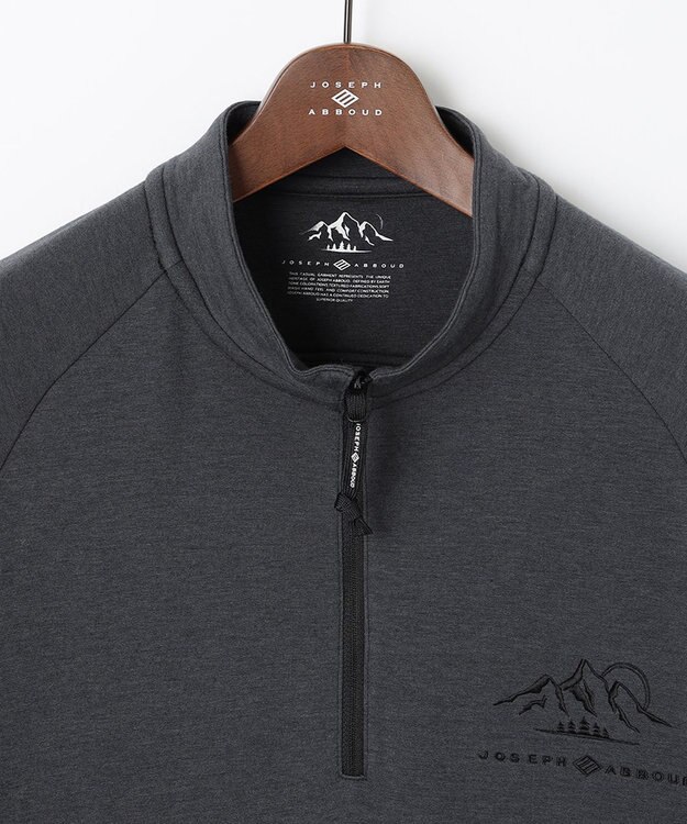 JOSEPH ABBOUD MOUNTAIN 【UNISEX】ウォームバックフリース カットソー グレー系