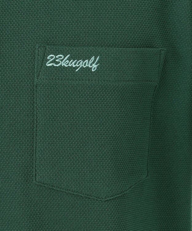 23区GOLF 新色追加！全色揃えたくなる逸品【MEN】【WEB限定/消臭/UV/吸汗速乾】カノコポロシャツ ダークグリーン系