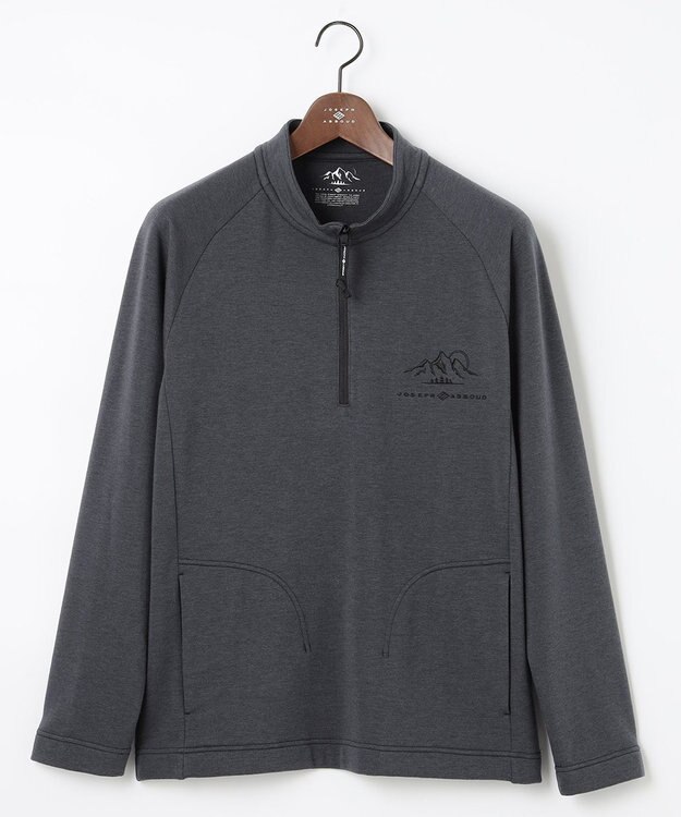 JOSEPH ABBOUD MOUNTAIN 【UNISEX】ウォームバックフリース カットソー グレー系