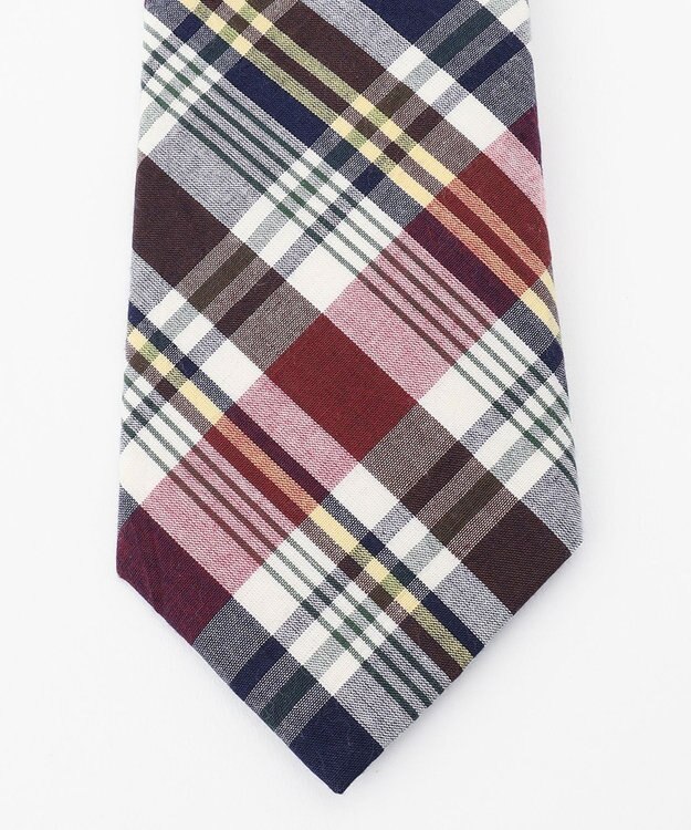 J.PRESS MEN パッチワーク ネクタイ アイボリー系4