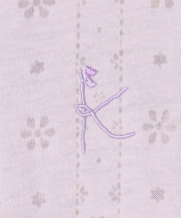 組曲 KIDS 【110-140㎝】 オパールレーシーパーカー ラベンダー