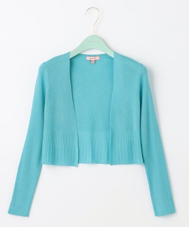 TOCCA 【洗える！】AJISAI ボレロ ターコイズブルー系