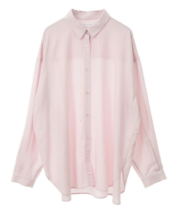 AMERICAN HOLIC サラックールバックタックシャツ Stripe Pink