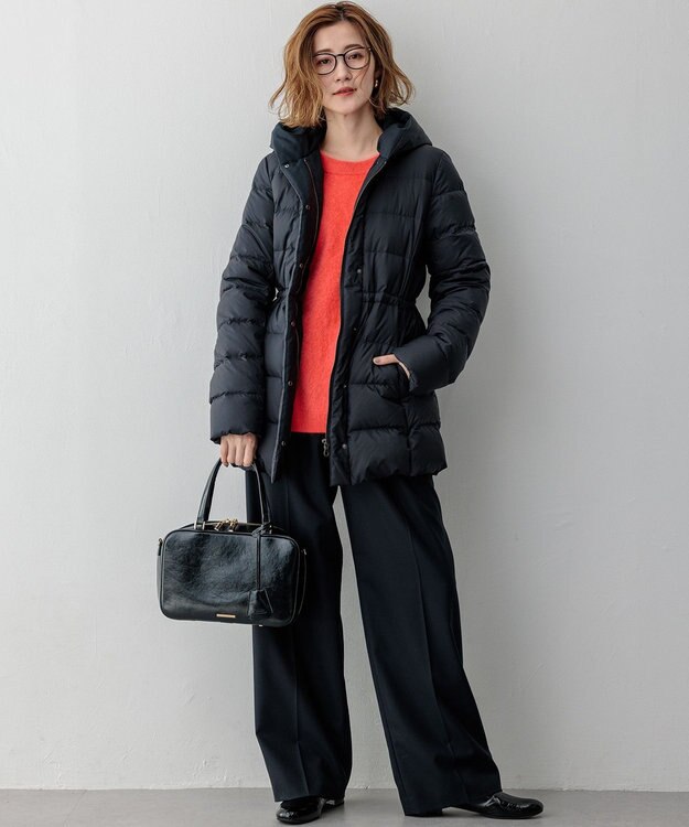 23区 S ウールカシミヤシャギー ニット オレンジ系