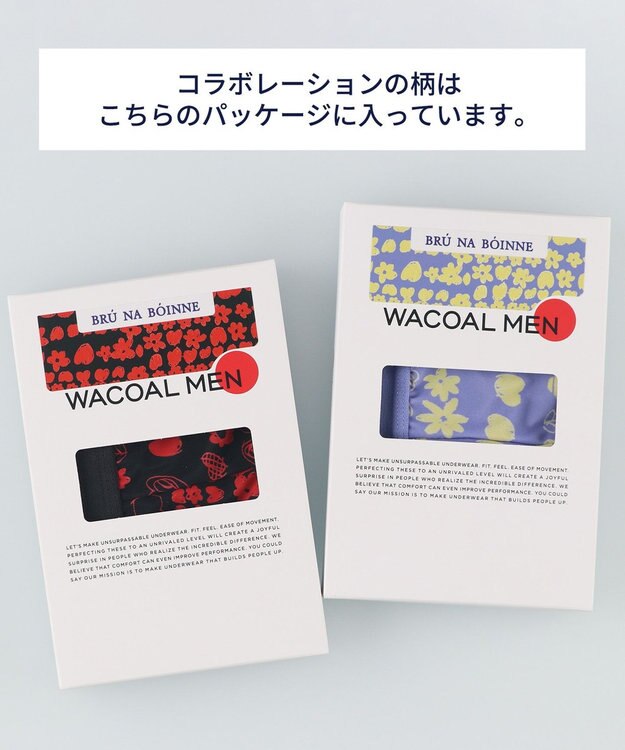 WACOAL MEN WACOAL MEN ボクサーパンツ 【気持ちいいパンツ】 動いてもズレにくい フロントの安定性・快適性 前閉じ 下着 メンズ WT3439 /ワコールメン パープル