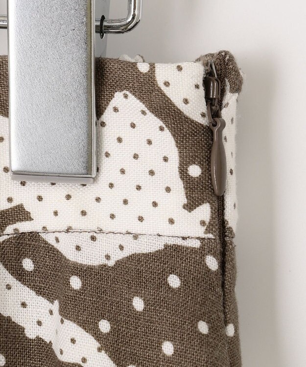 自由区 【XSサイズ~/洗える】モノトーンドットフレア スカート ブラウン系5