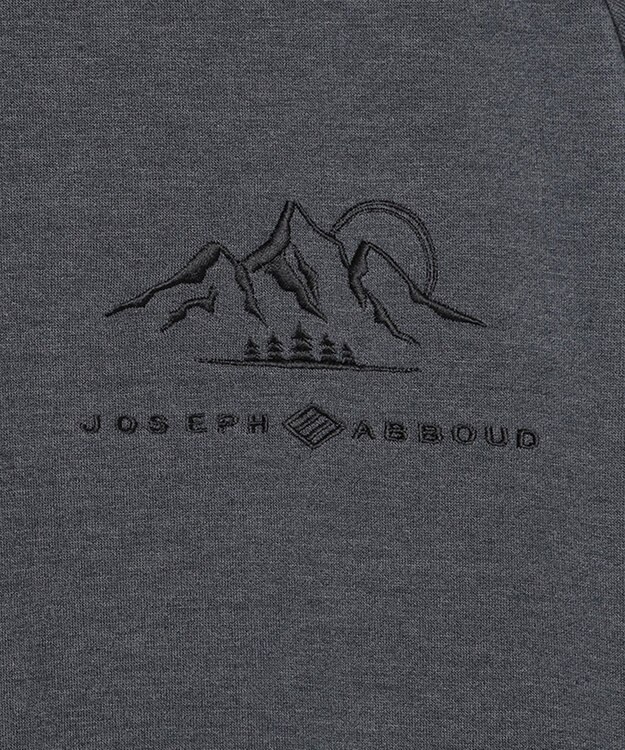 JOSEPH ABBOUD MOUNTAIN 【UNISEX】ウォームバックフリース カットソー グレー系