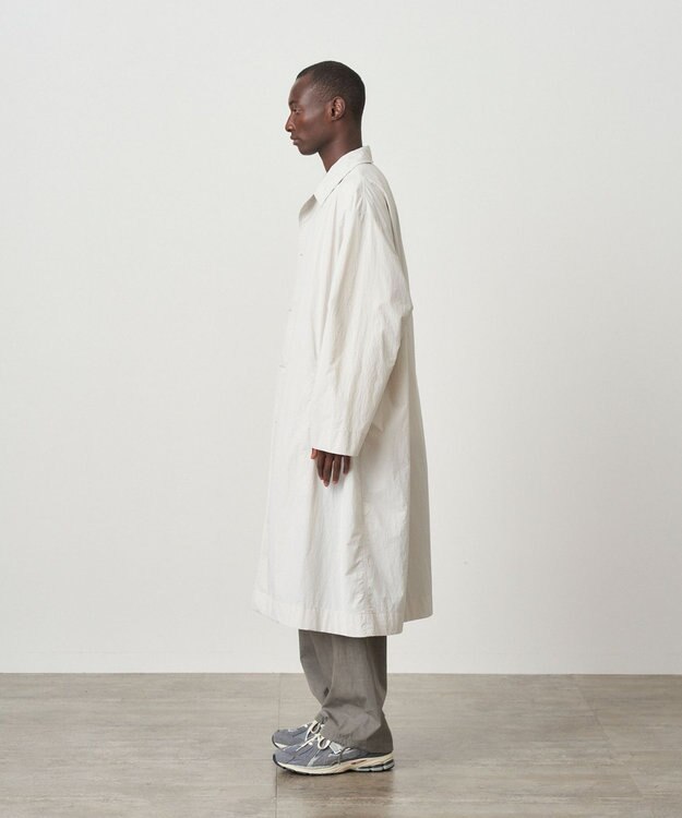 ATON TRAVEL NYLON | パッカブルコート - UNISEX WARM WHITE