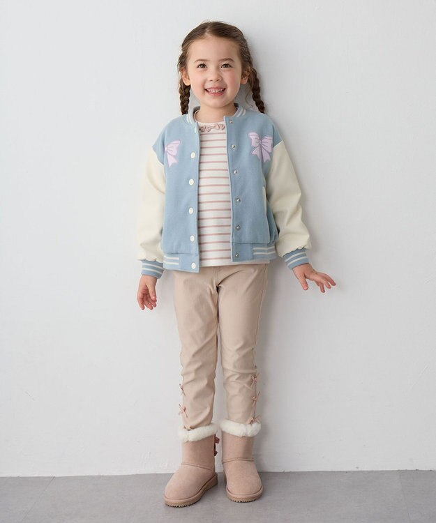 ANY KIDS 7days ガーリー パンツ ミルキーベージュ