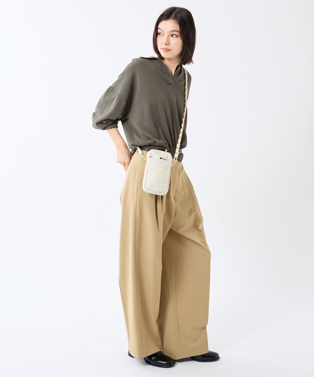 LeSportsac CHAIN MINI PHONE CRSBDY/サンドバーチェーンキルト サンドバーチェーンキルト