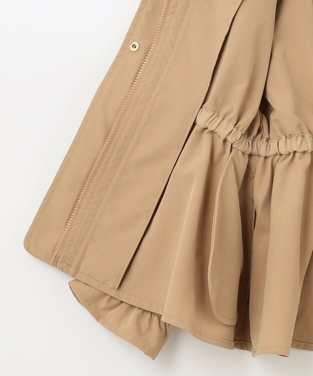 組曲 KIDS 【110-140cm】【撥水】ケープド マウンテンパーカー ベージュ系