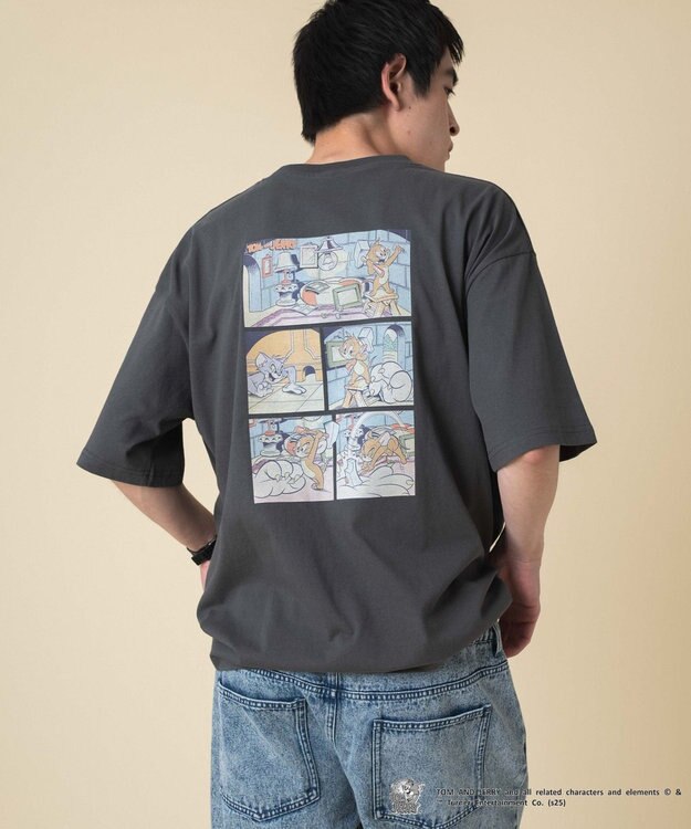 WEGO 【新柄追加/ユニセックス着用アイテム/SMLサイズ展開】TOMandJERRYグラフィックT（S） 柄8