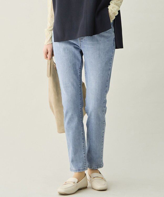 ANY 7daysデイリースキニーデニム ブリーチ