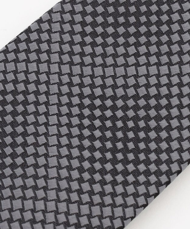 JOSEPH HOMME 【日本製】グラデーションハウンドトゥース 　ネクタイ ライトグレー系7